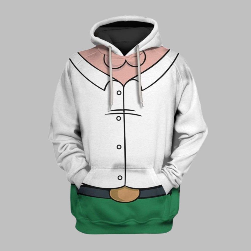 2025 Halloween Family Guy Peter Costume Hoodie 1 1 2025 Halloween Family Guy Peter Costume Hoodie 1 1