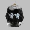 2025 Halloween Fun Ghost Print Sweatshirt 1 1