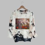 2025 Halloween Ghost Pumpkin Print Round Neck Sweatshirt
