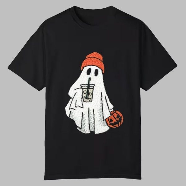 2025 Halloween Ghost Pumpkin Shirt 0 0