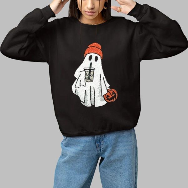 2025 Halloween Ghost Pumpkin Shirt 1 1