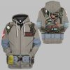 2025 Halloween Ghostbusters 1984 Zeddemore Cosplay Costume Shirt 2