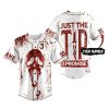 2025 Halloween Ghostface Just A Tip I Promise Jersey 1 2