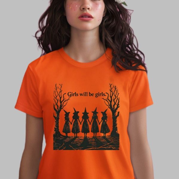 2025 Halloween Girls Are Girls Graphic Shirt 0 1 x