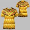 2025 Halloween Gold Pharaoh Cosplay Costume Shirt 1