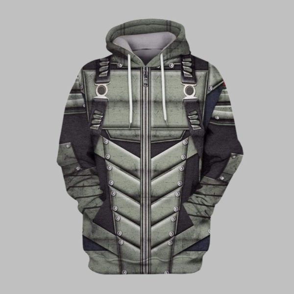 2025 Halloween Green Arrow Costume Hoodie 1 1