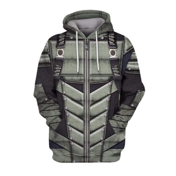2025 Halloween Green Arrow Costume Hoodie 1 2
