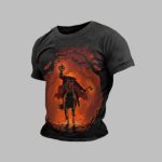 2025 Halloween Headless Horseman Print Shirt