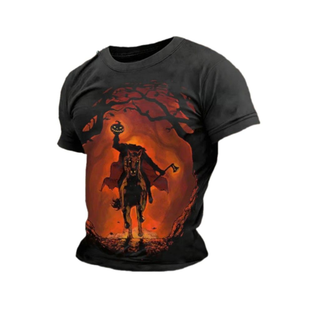 2025 Halloween Headless Horseman Print Shirt 2 2025 Halloween Headless Horseman Print Shirt 1 2