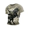 2025 Halloween Headless Horseman Print T Shirt 1 2