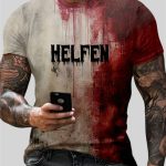 2025 Halloween Helfen Bloody Shirt
