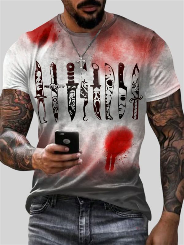 2025 Halloween Horror Blutflecken Shirt