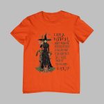 2025 Halloween I Am a Witch Don't Push Me Halloween Shirt