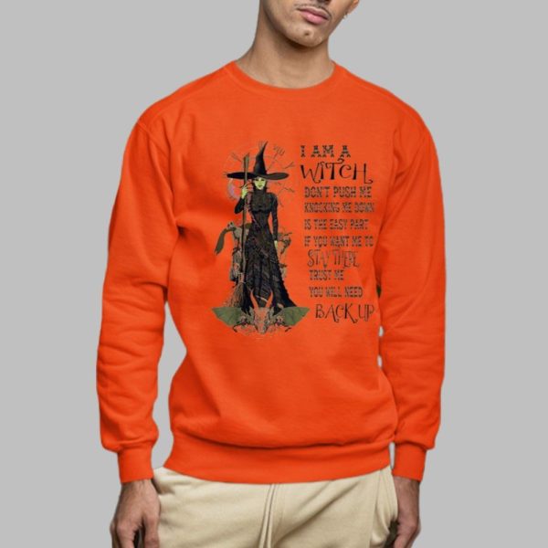 2025 Halloween I Am a Witch Dont Push Me Halloween Shirt 0 2 c