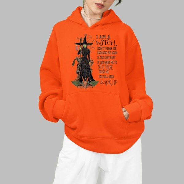2025 Halloween I Am a Witch Dont Push Me Halloween Shirt 0 2 d