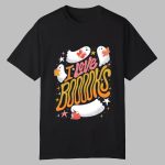 2025 Halloween I Love Booooks Ghosts Shirt