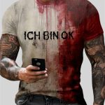 2025 Halloween Ich Bin Ok Bloody Shirt
