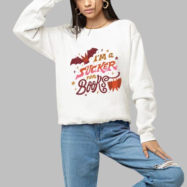 2025 Halloween Im A Sucker For Books Shirt 1 a