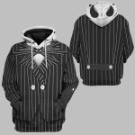 2025 Halloween Jack Skellington Halloween Cosplay Costume Hoodie