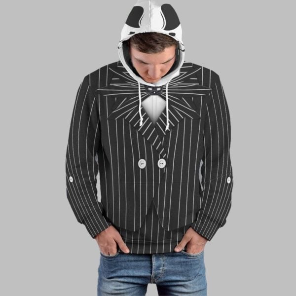 2025 Halloween Jack Skellington Halloween Cosplay Costume Hoodie 2