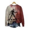 2025 Halloween Jesus He Is Risen Bloodstained Sweatshirt 1 2