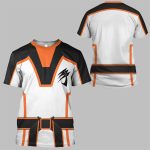 2025 Halloween Jungle Fury Rhino Power Ranger Costume Shirt