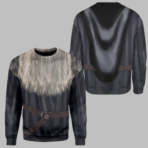 2025 Halloween Lord Of The Rings Galdalf The Grey Costume Shirt 2