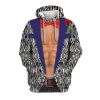 2025 Halloween Man Having Muscle With Red Necktie Costume Hoodie 1 2