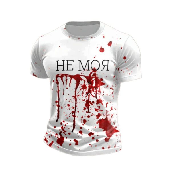 2025 Halloween Mens Bloody HE MOR Shirt 1 2