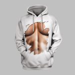 2025 Halloween Men's Body Costume Hoodie