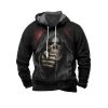 2025 Halloween Mens Halloween Skull Print Hoodie 1 2