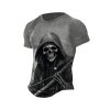 2025 Halloween Men's Halloween Skull Print Shirt 3 2025 Halloween Mens Halloween Skull Print Shirt 1 2