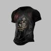 2025 Halloween Men's Halloween Skull T-shirt