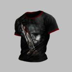 2025 Halloween Men's Print Casual T-Shirt