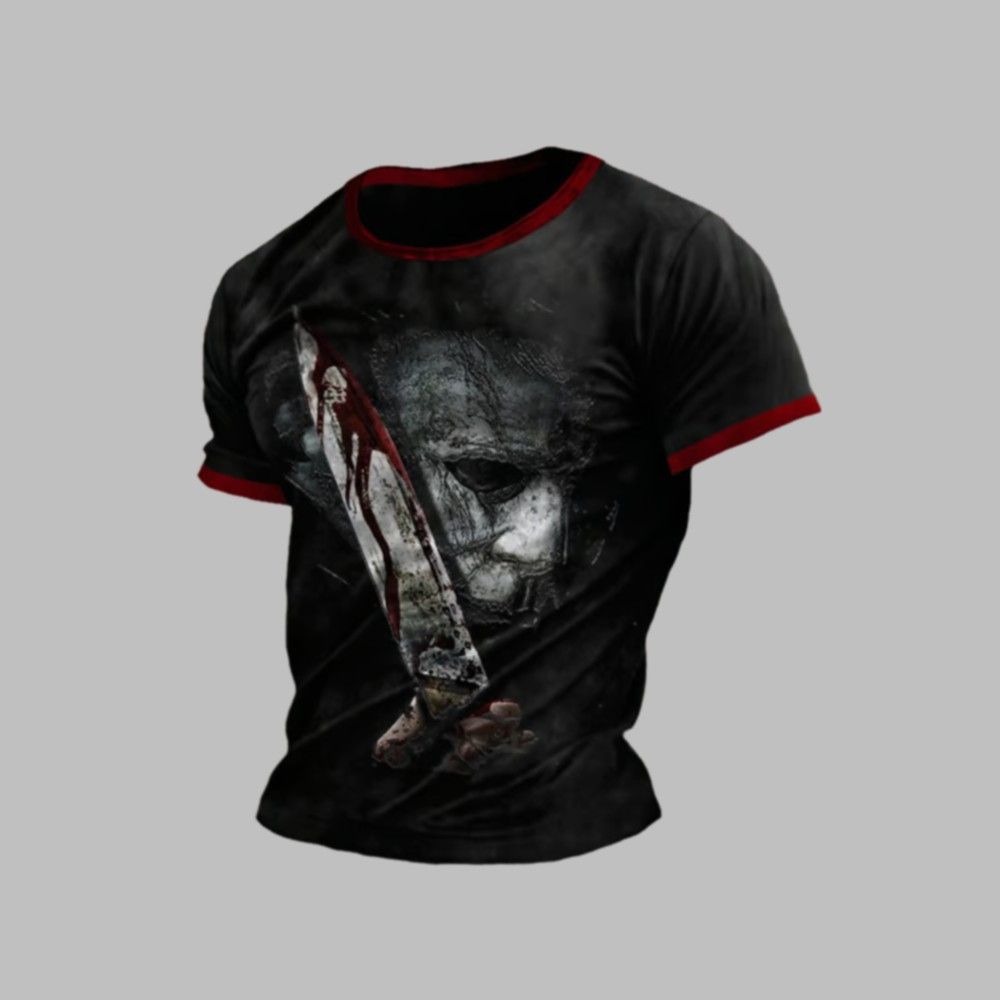 2025 Halloween Men's Print Casual T-Shirt 2025 Halloween Men's Print Casual T-Shirt
