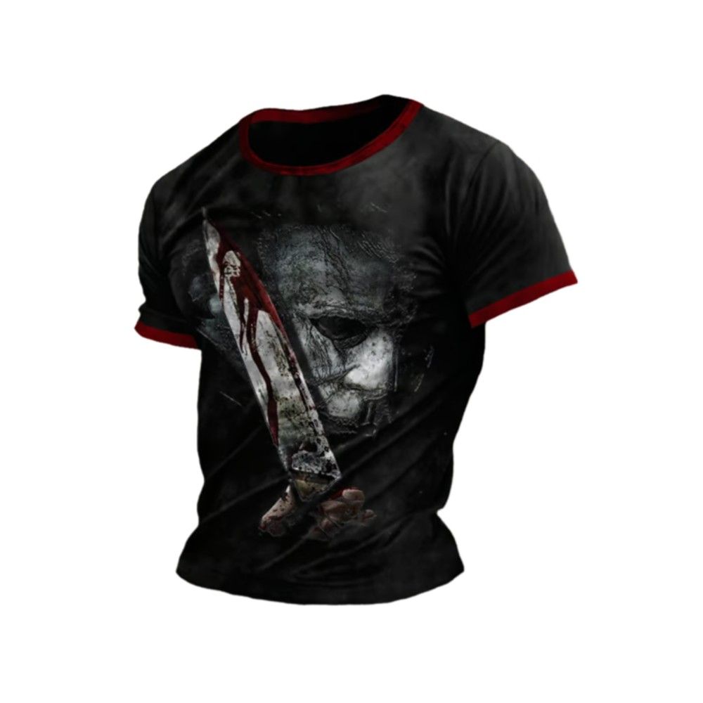2025 Halloween Men's Print Casual T-Shirt 2 2025 Halloween Mens Print Casual T Shirt 1 2