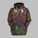 2025 Halloween Moana Costume Hoodie