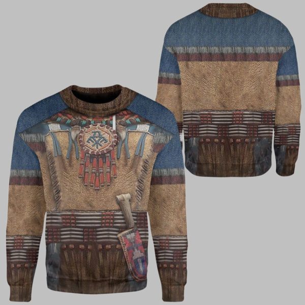 2025 Halloween Native America Costume Shirt 2