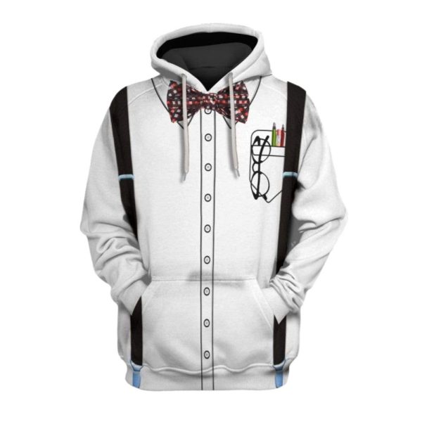 2025 Halloween Nerd Costume Hoodie 1 2