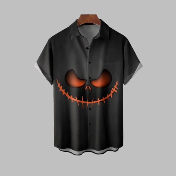 2025 Halloween Nice Smile Jack Halloween Hawaiian Shirt 1 1