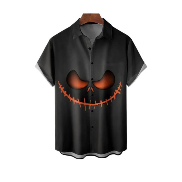 2025 Halloween Nice Smile Jack Halloween Hawaiian Shirt 1 2