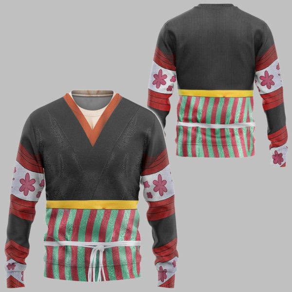 2025 Halloween One Piece Nico Robin The Wano Country Arc Costume Shirt 3