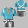 2025 Halloween One Piece Usopp The Wano Country Arc Costume Shirt 1