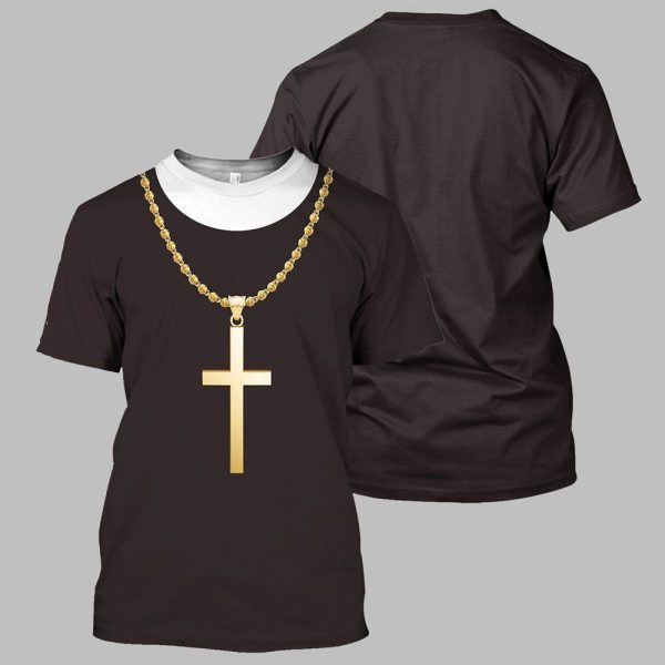 2025 Halloween Pastor Costume Shirt 1