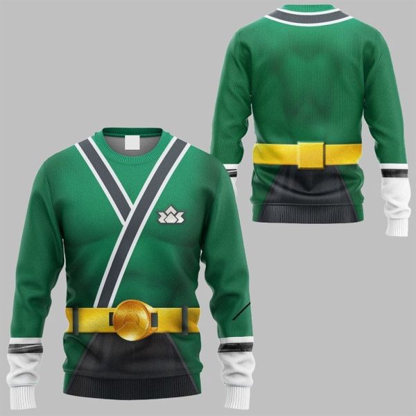 2025 Halloween Power Rangers Samurai Costume Shirt 2