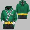 2025 Halloween Power Rangers Samurai Costume Shirt 3