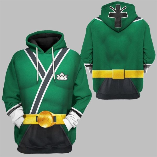 2025 Halloween Power Rangers Samurai Costume Shirt 3