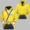 2025 Halloween Power Rangers Samurai Yellow Costume Shirt 3