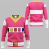 2025 Halloween Power Rangers in Space Pink Costume Shirt 3