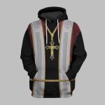2025 Halloween Priest Costume Hoodie